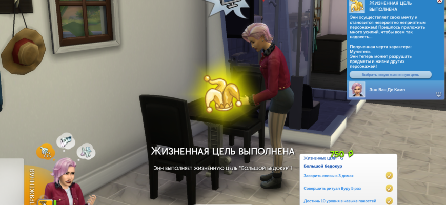 Большой бедокур Sims 4