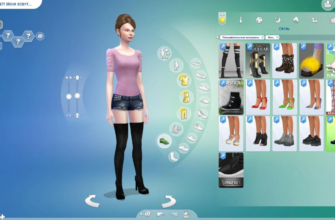 Ботфорты Sims 4